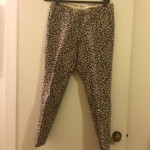 J. Crew Cafe Capri Linen Pants Size 8